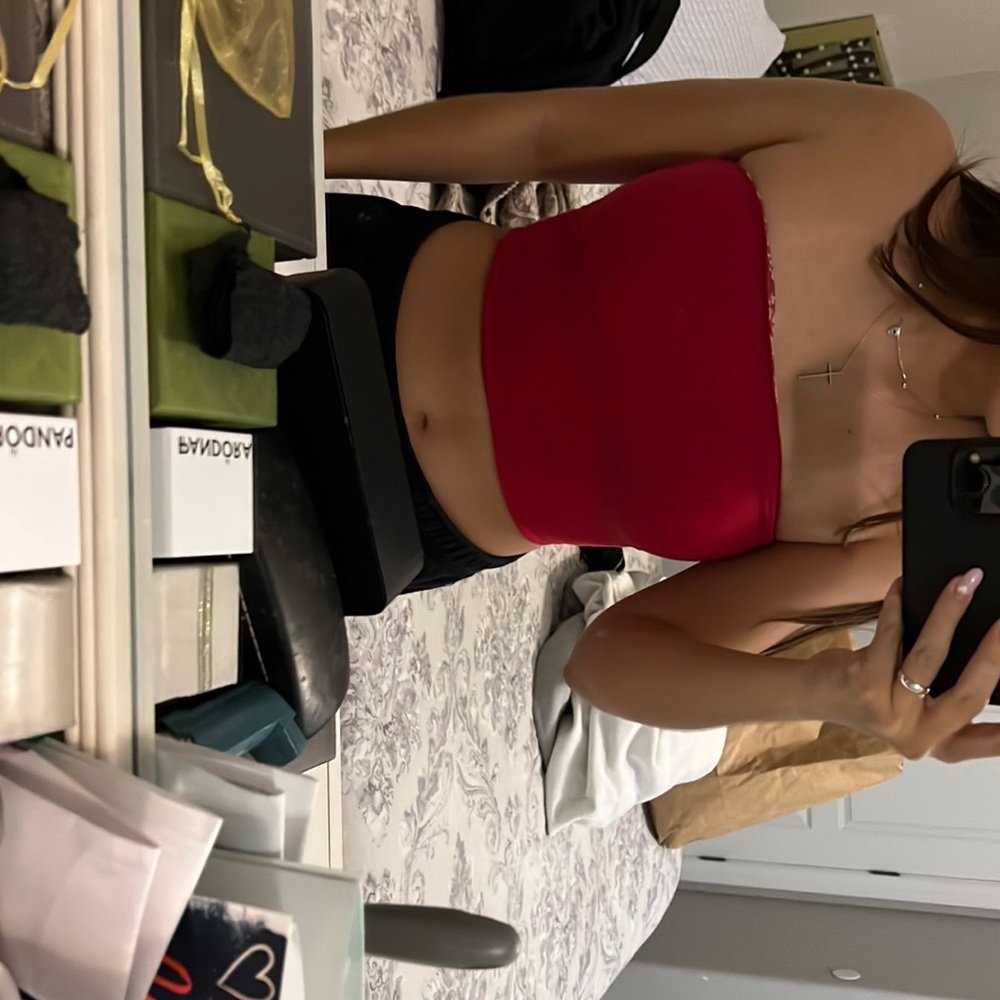 Same tube top two patterns